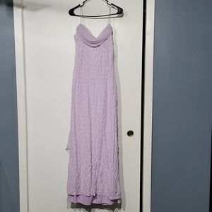 Lavender form fitting dress